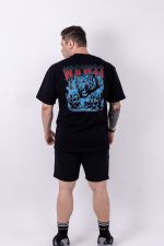 Camiseta Oversized Savage Instinct - Preta