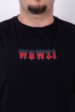 Camiseta Oversized Savage Instinct - Preta