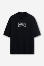 Camiseta Oversized Lindinha Dark - Preta