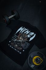 Camiseta Oversized Dark Gueixa - Preta