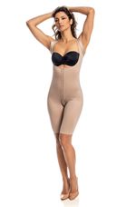 Modelador Yoga com Pernas, Sem Busto e Alças Largas - 3297