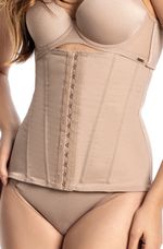 Faixa Abdominal Yoga Feminina com Colchetes e 8 Barbatanas - 3014 B8