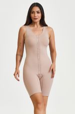 Modelador Yoga  Soft com Pernas, Abertura Frontal, Busto Pré-Moldado e Alças Largas - 6019/6041 J