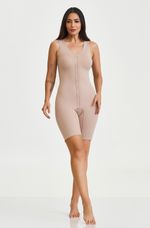 Modelador Yoga  Soft com Pernas, Abertura Frontal, Busto Pré-Moldado e Alças Largas - 6019/6041 J