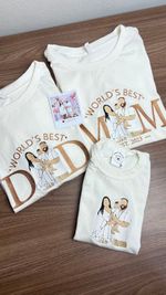 Moletom Personalizado Worlds Best Mom e Dad