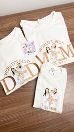 Camiseta Personalizada Worlds Best Mom e Dad