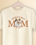 Camiseta Personalizada Worlds Best Mom e Dad
