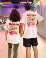 Camiseta Oversized Unissex - Não revezo com homem