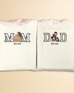 Moletom Personalizado Mom e Dad 