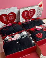 Par Pijamas Casal Fleece - Vermelho