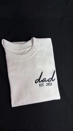 Camiseta Personalizada Dad com Data