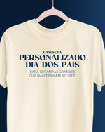 Camiseta Personalizado Dia dos Pais