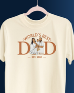 Camiseta Personalizada Worlds Best Mom e Dad