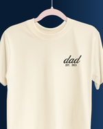 Camiseta Personalizada Dad com Data