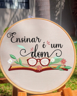 Quadro professores - 15cm