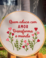 Quadro professores - 15cm