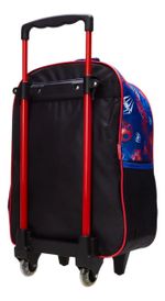 Mochila De Rodinhas 16 Spider Man 11680 Homem Aranha Preto