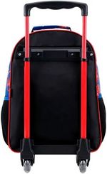 Mochila De Rodinhas 16 Spider Man 11680 Homem Aranha Preto