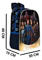 Mochila 16 Eternals Movie Xeryus 10392 Preto/azul
