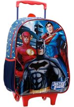 Mochila De Rodinhas Liga Da Justiça 16 Xeryus 11850 Cor Água