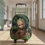 Mochila De Rodinhas 16 Groot Xeryus 12660 Preto/verde
