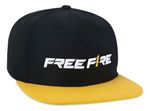 Boné Free Fire Aba Reta New Era Preto/amarelo Original