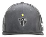 Boné Atlético Mineiro Aba Reta New Era  Cinza/preto Original