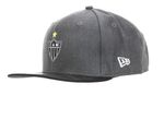 Boné Atlético Mineiro Aba Reta New Era  Cinza/preto Original