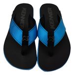 Chinelo Kenner Kivah Dlk Nylon Preto/turquesa Original