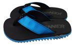 Chinelo Kenner Kivah Dlk Nylon Preto/turquesa Original
