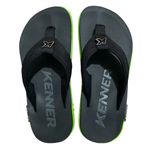 Chinelo Kenner Kivah Dsk Preto/verde Original
