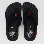 Chinelo Kenner Kivah Dub Vasco Preto/branco Original