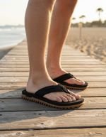Chinelo Kenner Kivah Preto/bege Original