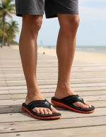 Chinelo Kenner Kivah New Force Laranja/preto Original