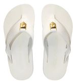 Chinelo Kenner Kivah Slot Gold Branco/dourado Original
