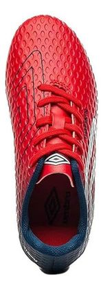 Chuteira Infantil Umbro Campo Warskin Jr Cereja/mari/bco