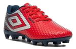 Chuteira Infantil Umbro Campo Warskin Jr Cereja/mari/bco
