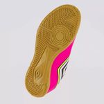 Chuteira Infantil Umbro Futsal Cannon Jr Rosa/preto/limão