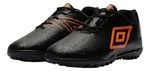 Chuteira Umbro Infantil Society Adamant Jr Preto/laranja