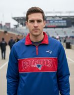 Jaqueta New Era Track Nfl England Patriots Masculina Marinho