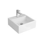 Cuba de Apoio Quadrada Deca L.73 Branco Gelo