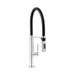 Monocomando de bancada para cozinha Docol Doc Cromado/Preto