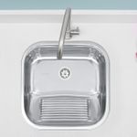 Tanque Inox Tramontina 40x40 Encaixe Polido