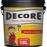 Massa Decore Corrida 25kg Balde Interna