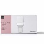 Kit de Vaso Sanitário com Caixa Acoplada (Termofixo) Deca Clean Branco Gelo
