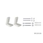 Kit de Vaso Sanitário com Caixa Acoplada (Termofixo) Deca Clean Branco Gelo