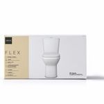 Kit de Vaso Sanitário Deca Flex com Caixa Acoplada Branco