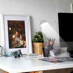 Luminária Taschibra Mesa TLM Penélope 6500k - Branco