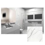 Porcelanato Cimentício Decortiles Carrara 90x90 Acetinado (1.63m2 /caixa)