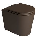 Vaso Sanitário Deca Link Conv Marrom Fosco